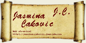 Jasmina Caković vizit kartica